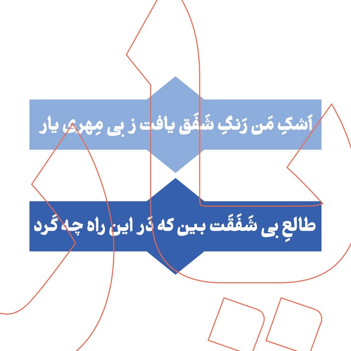 اشک من رنگ شفق یافت ز بی مهری یار